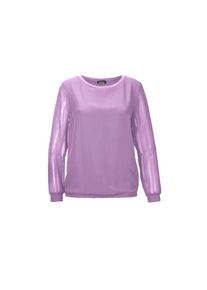 GOLDNER, Damen, Klassische Bluse &raquo;Kurzgr&ouml;&szlig;e Schlupfbluse&laquo;, flieder, 23, flieder, Aus zartem, trageangenehmen Chiffon
