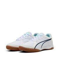 Puma, Damen, Fu&szlig;ballschuh &raquo;PRESSING IV&laquo;, Puma White-Aqua-Fizzy Light-Sea Glass, 47, Puma White-Aqua-Fizzy Light-Sea Glass,