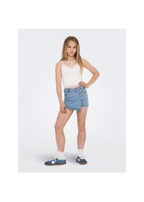 KIDS Only, Damen, Jeansrock &raquo;KOGJENNY SKORT DNM PIM020 NOOS&laquo;, Light Blue Denim, 158, Light Blue Denim, Kurzer Hosenrock von KIDS Only f&uuml;r M&auml;dchen