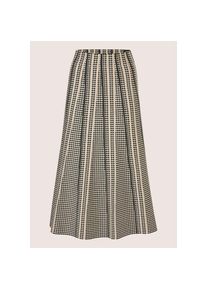 Madeleine Mode MADELEINE, Damen, Midirock &raquo;Strickrock Strickrock&laquo;, beige / nebelblau / multicolor, 44, beige / nebelblau / multicolor, Mit Schurwolle