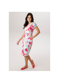 Aniston SELECTED, Damen, Shirtkleid Eingrifftaschen mit zwei Eingriffstaschen - NEUE KOLLEKTION, t&uuml;rkis-wei&szlig;-mint-pink-rosebeige, N-Gr, 48 -N-Gr, 