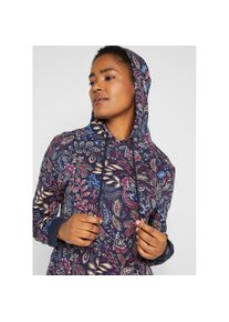 bonprix, Damen, Sweatkleid mit All-Over Print und Kapuze, dunkelblau Paisley, N-Gr, 40/42 (M) -N-Gr, dunkelblau Paisley, Sweatkleid im casual Stil f&uuml;r