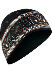 Zan Headgear SportFlex Classic, functional cap , color: Black/Orange/Grey/White , size: One Size