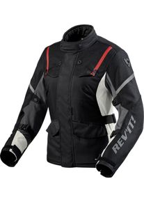 Revit Horizon 3 H20, kurtka tekstylna wodoodporna kobiety , kolor: Czarny/Biały/Szary , rozmiar: 40