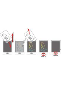 Kidywolf Leuchtende Designtafel mini Piraten