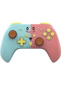 DragonShock Gaming Controller POPTOP COMPACT Weiss Rosa Nintendo Switch (PC, Switch), Gaming Controller, Blau, Braun, Gelb, Mehrfarbig, Pink, Weiss, 