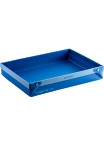 Coox Backform eckig Frame LQ 34.5 cm x 25 cm x 5.5 cm, Backform, Blau