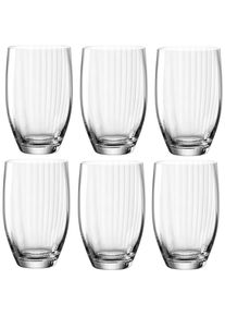 Leonardo Longdrinkglas Poesia 460 ml, 6 St&uuml;ck, Transparent, Cocktailgl&auml;ser, Transparent