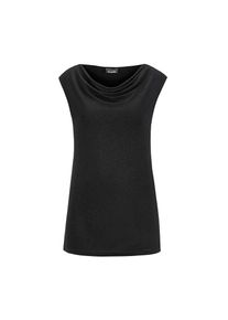 GOLDNER, Damen, Tr&auml;gertop &raquo;&Auml;rmelloses Top in Viskose-Jersey&laquo;, schwarz, 40, schwarz, L&auml;nge ca. 66 cm in Gr. 46