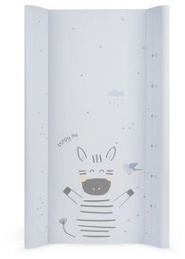 KikkaBoo Wickelauflage Stripy Friends | blu