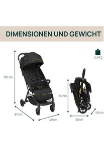 Chicco Glee Kinderwagen | nero