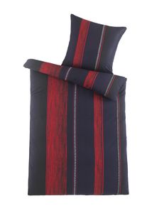 Parure de lit en microfibre effet seersucker haut de gamme BERNHARD