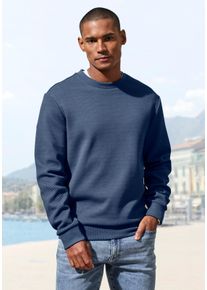 John Devin Herren Sweatshirt in blau ,Gr&ouml;&szlig;e S (44/46), Witt, 83% Baumwolle, 16% Polyester, 1% Elasthan