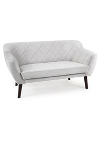 Signal Pohovka KARO 2 VELVET | wenge Farba: Svetlosiv&aacute; / Bluvel 03