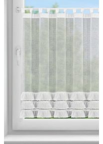 ArtFir Kr&aacute;tka z&aacute;clona LILIAN 3 PU | biela 150 x 90 cm