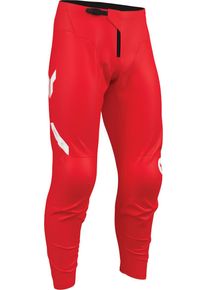 Thor Ridemode Menace, pantalon en textile , couleur: Rouge/Blanc , taille: 40