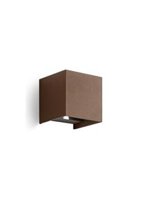 GEA LUCE GES Applique murale &agrave; 2 sources lumineuses, carr&eacute;e, LED, GES864C,