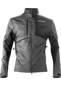 Acerbis Enduro-One, textile jacket , color: Black/Grey , size: L