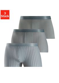 s.Oliver Herren Boxer in salbei-gestreift / hellsalbei-gestreift / salbei-uni ,Gr&ouml;&szlig;e M, Witt, 92% Baumwolle, 8% Elasthan