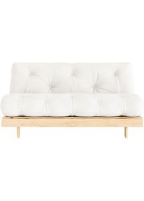 Karup Design Daybett &raquo;Daybett Roots Schlafsofa &ndash; G&auml;stebett & Sofa aus FSC -Kiefer&laquo; Inkl. Futonmatratze, in mehreren Gr&ouml;&szlig;en & Farben erh&auml;ltlich
