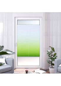 K-home Plissee &raquo;Farbverlauf Sunrise&laquo; Lichtschutz ohne Bohren verspannt