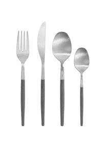 Blomus Besteck-Set &raquo;MAXIME&laquo; matt, beb&uuml;rstet, Griffe mit Kunststoffbeschichtung