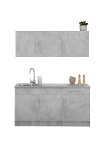 Wiho-K&uuml;chen wiho K&uuml;chen Pantryk&uuml;che &raquo;Cali&laquo; ohne E-Ger&auml;te, Breite 160 cm