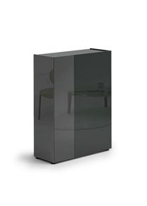 Inosign Schuhschrank &raquo;Tanko, Schukommode, mit 5 verstellbare Holzb&ouml;den, individuelle Fachh&ouml;he&laquo; 1 Stk. tlg. T&uuml;r und Seite mit verdunkeltem Spiegel, 6 