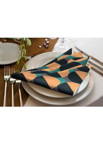 Adam Stoffserviette &raquo;Circles&laquo; GOTS organic, zertifiziert durch CERES 0242Made in Germany