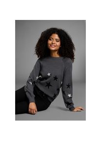 Kangaroos Rundhalspullover mit Sternen