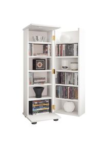 Vcm Media-Regal &raquo;Holz Schrank CD DVD Regal abschlie&szlig;bar Engalo L&laquo;