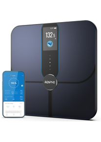 Renpho K&ouml;rper-Analyse-Waage &raquo;Elis Nova WIFI Smart Body Scale A031&laquo; Smarte Analysewaage mit 13 K&ouml;rpermessungen & 5 Gesundheitszielen