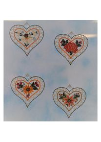 Stickereien Plauen Fensterbild &raquo;4 Jahreszeiten&laquo;