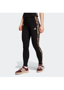 adidas Sportswear Trainingstights &raquo;W AOP LEG&laquo; sportlicher Stil mit 3-Streifen-Design und Leopardenmuster
