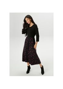 Aniston SELECTED Midikleid farbharmonischen, floralem Alloverdruck