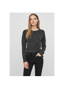 V&eacute;ro Moda Vero Moda Rundhalspullover &raquo;VMDOFFY&laquo; in melierter Optik schwarz, Gr&ouml;&szlig;e M
