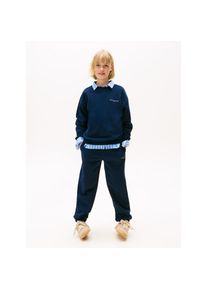 Tommy Hilfiger Langarmshirt & Hose &raquo;MINI CORP C-NECK SWEATSHIRT SET&laquo; 2 Stk. Kinder bis 16 Jahre blau, Gr&ouml;&szlig;e 80