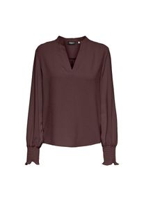 Only Blusenshirt &raquo;ONLMETTE V-NECK LS SMOCK TOP NOOS WVN&laquo;