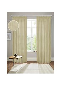 Andas Gardine &raquo;Tursik&laquo; Faltenband 1 Stk. tlg. Blickdicht, Leinenlook, Polyester