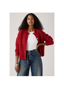 Levi's Levi's Strickjacke W&auml;rmender, pflegeleichter Materialmix rot, Gr&ouml;&szlig;e XS (34)