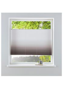 my home Plissee &raquo;Ombr&eacute;&laquo; Lichtschutz ohne Bohren verspannt Fixma&szlig;, Farbverlauf, Klemmtr&auml;ger