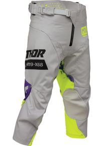 Thor Launchmode Bleach, stoffen broek jeugd , kleur: Grijs/Neon-Geel/Lila , maat: 20