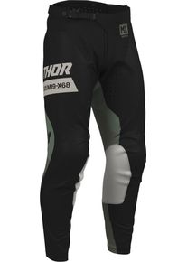 Thor Launchmode Bleach, textile pants , color: Black/Dark Green/Light Grey , size: 32