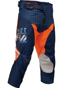 Thor Launchmode Futura, stoffen broek jeugd , kleur: donkerblauw/oranje , maat: 18