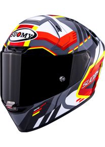 Suomy SR-GP EVO Infrared, full face helmet , color: Grey/Red/White/Yellow , size: XXL