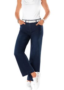 Dames Culotte darkblue stone-washed Maat 40