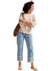 Damska Tunika, čipka, zvonov&eacute; ruk&aacute;vy Pieskov&aacute; veľkosť 44