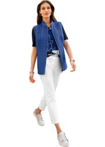 Damska Pre&scaron;&iacute;van&aacute; vesta, kontr. olem. Kr&aacute;ľovsk&aacute; modr&aacute; veľkosť 38