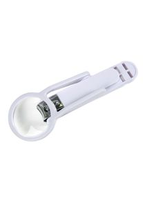 Damen Nagelknipser in wei&szlig; ,Gr&ouml;&szlig;e 0, WITT, 70% Stahl, 10% AS (Acrylonitrile Styrene), 10% Metall, 10% Polypropylen