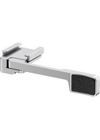 JJC TA GFX100RF Silver Thumb Up Grip (Handgriff), Batteriegriff, Silber